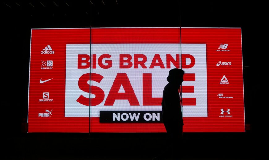 Big Brand Sale neon signage